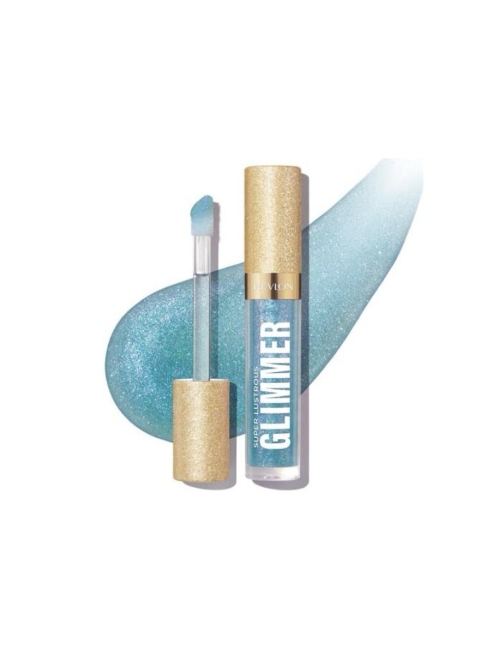 REVLON Super Lustrous Glimmer Gloss, Non-Sticky Hydrating Lip
